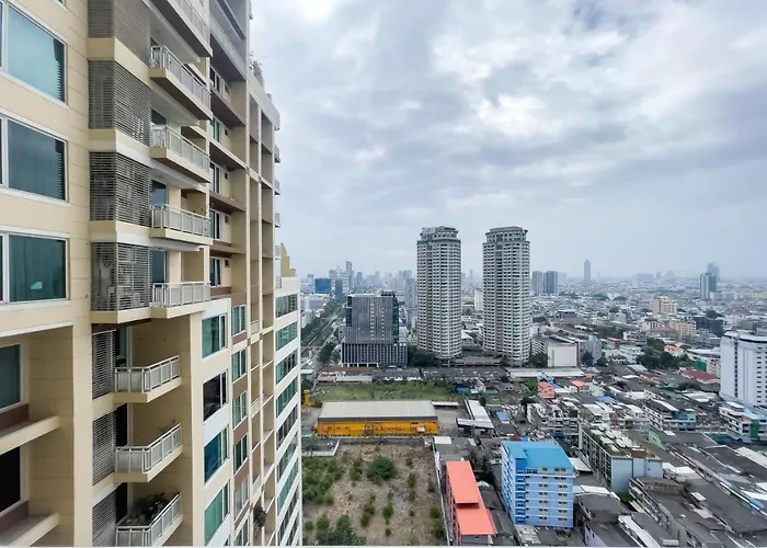 公寓 Near Bts • Duplex 110 Sqm • Pool&sauna • Sontana